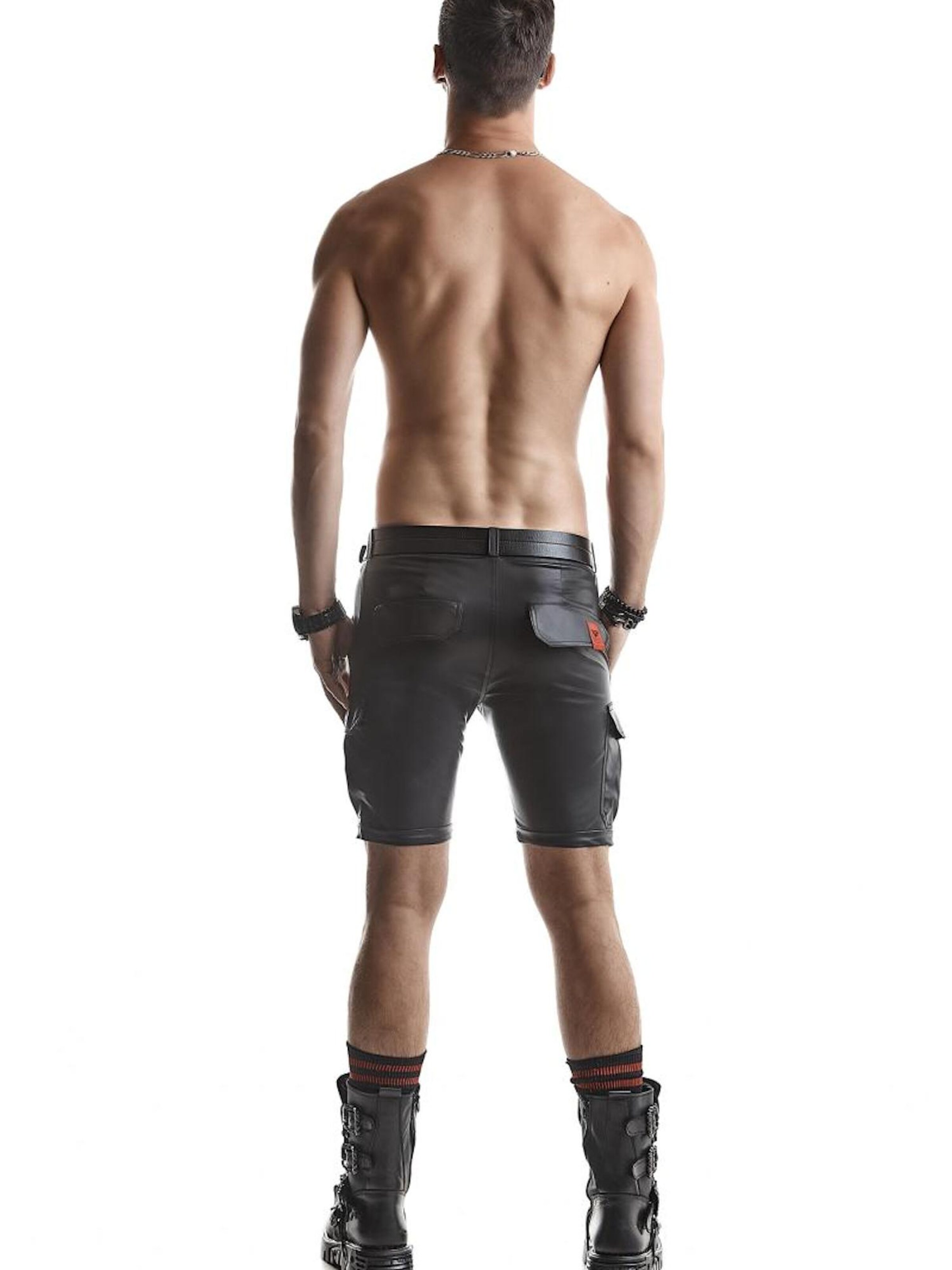 Regnes Fetish Planet Regular Cargo Pants 'Lorenzo' in Black