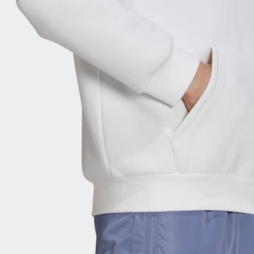 Regular fit Bluză de molton 'Adicolor Essentials Trefoil' de la ADIDAS ORIGINALS pe alb