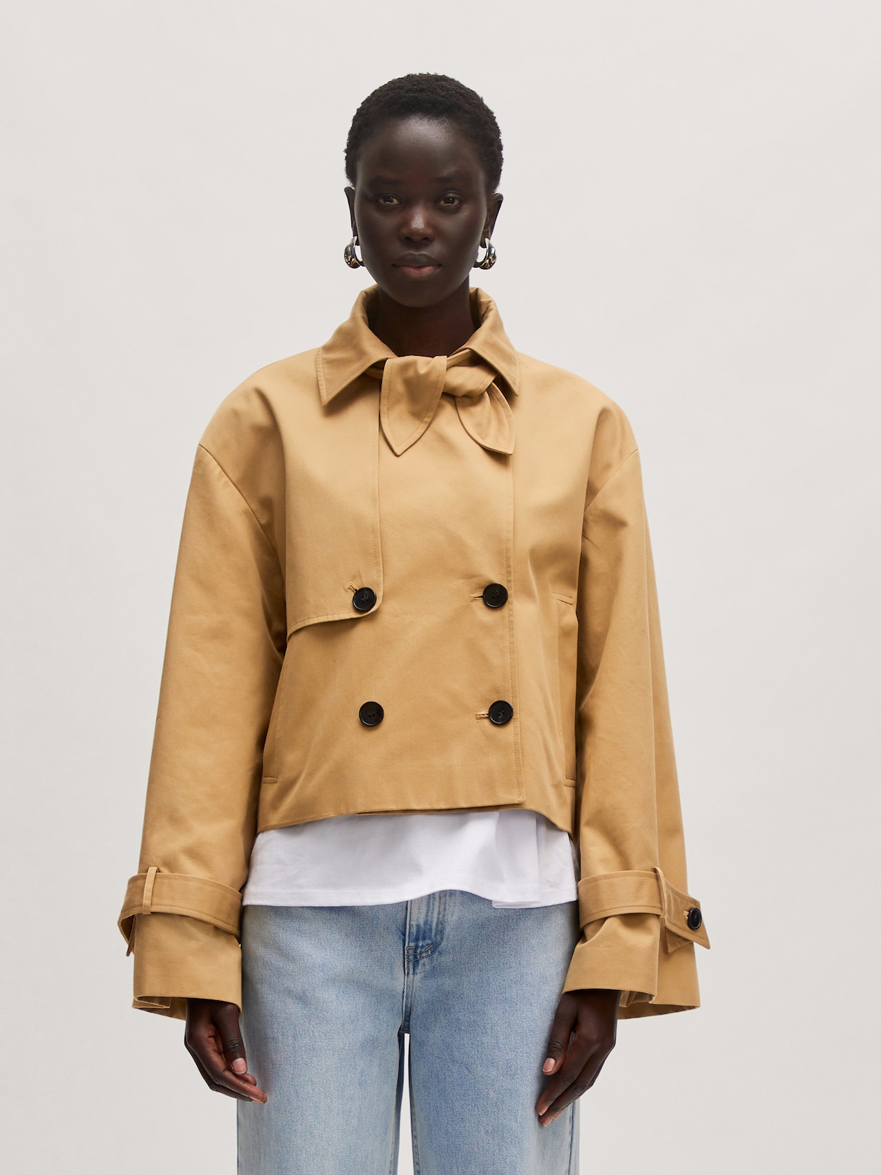 EDITED Giacca di mezza stagione 'Rosa' beige