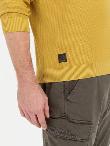 CAMEL ACTIVE Pullover in Gelb