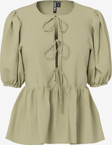 PIECES Blouse 'PCJolly' in Green: front