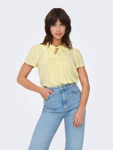 JDY Blouse 'JDYLIMA' in Yellow: front