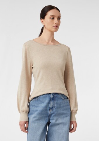 Pull-over COMMA en beige : devant