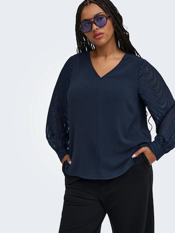 Camicia da donna 'CARMETTA' di ONLY Carmakoma in blu