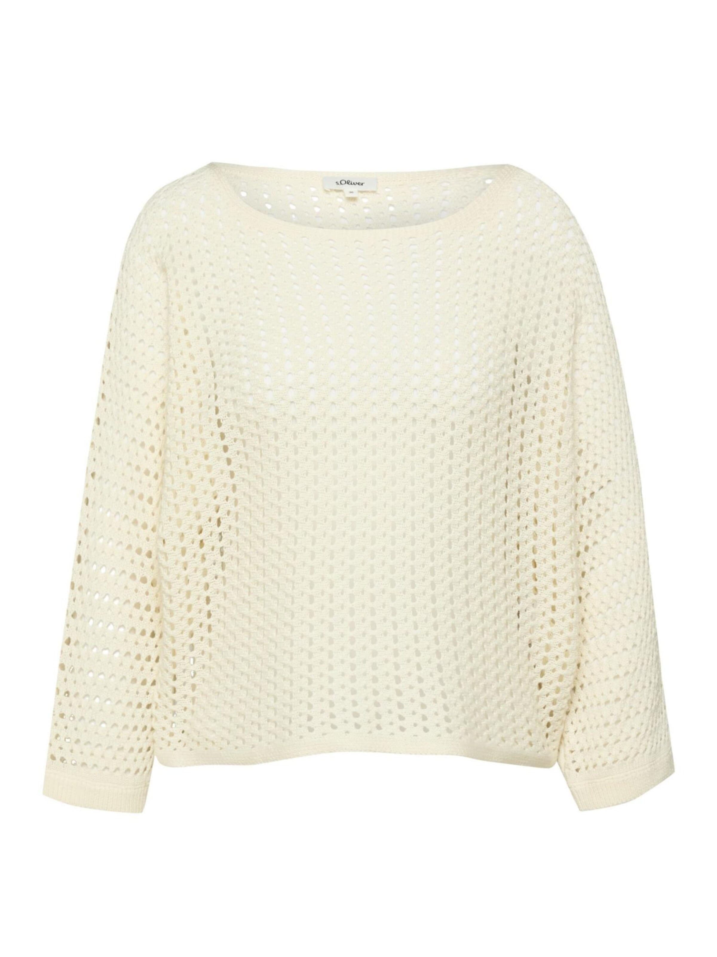 s.Oliver Sweater in XXL in White, Item view
