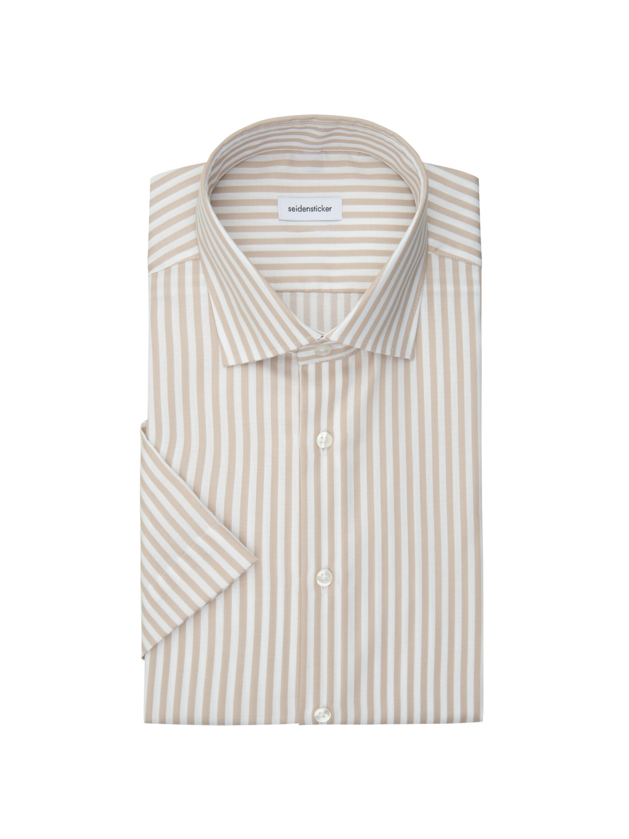 SEIDENSTICKER Regular fit Zakelijk overhemd in Beige
