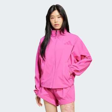 Vestes d’entraînement 'Z.N.E.' ADIDAS SPORTSWEAR en rose : devant