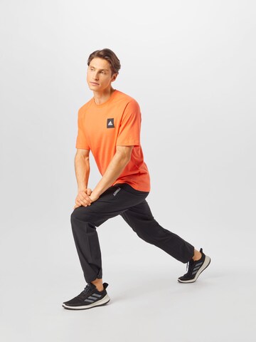 oranžinė ADIDAS SPORTSWEAR Sportiniai marškinėliai
