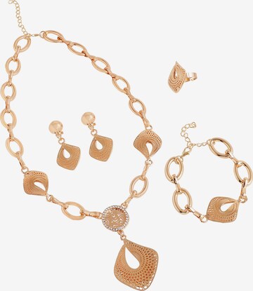 SOHI Jewelry set 'Orlaith' in Gold: front
