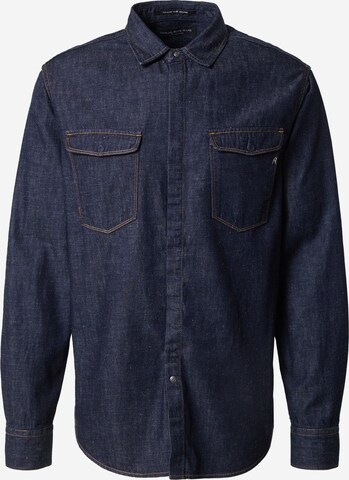 REPLAY Regular fit Button Up Shirt in Blue: front