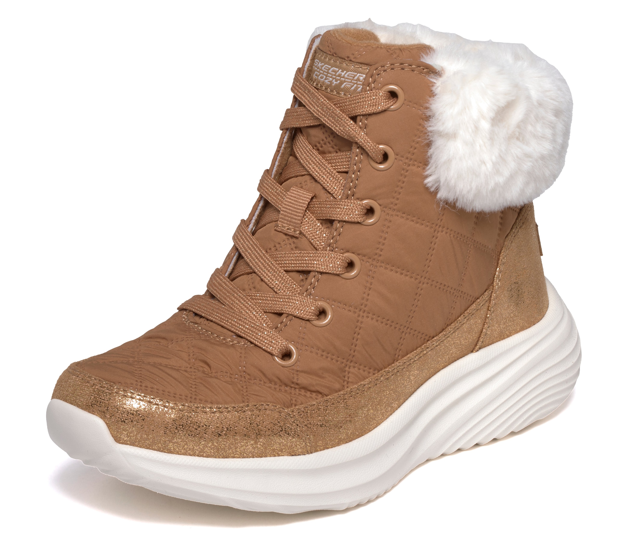 SKECHERS Snowboots in Braun: Vorderseite