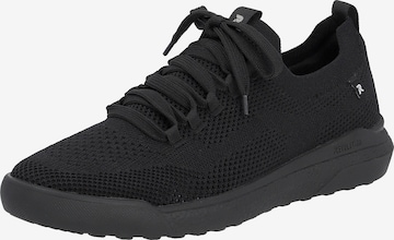 Rieker EVOLUTION Athletic Lace-Up Shoes ' U1103 ' in Black: front