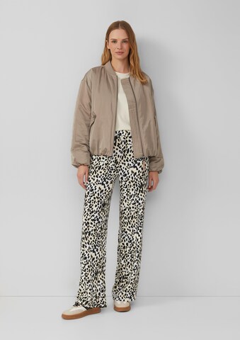 s.Oliver Wide Leg Hose in Beige