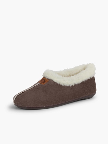 Pisamonas - Zapatillas de casa en gris: frente