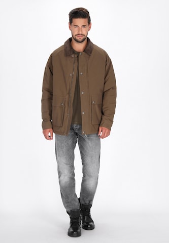 DreiMaster Vintage - Chaqueta de entretiempo en marrón: frente