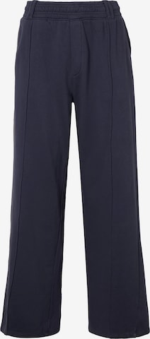 Wide leg Pantaloni 'Lauryn' de la WEEKDAY pe albastru: față