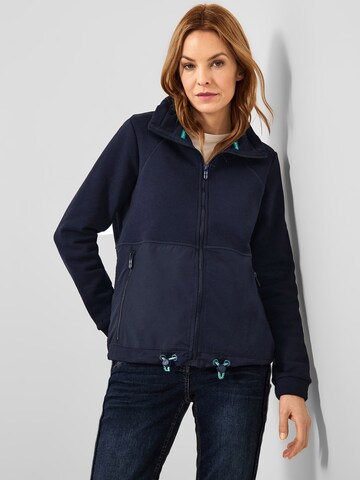 CECIL Sweatjacke in Blau: predná strana