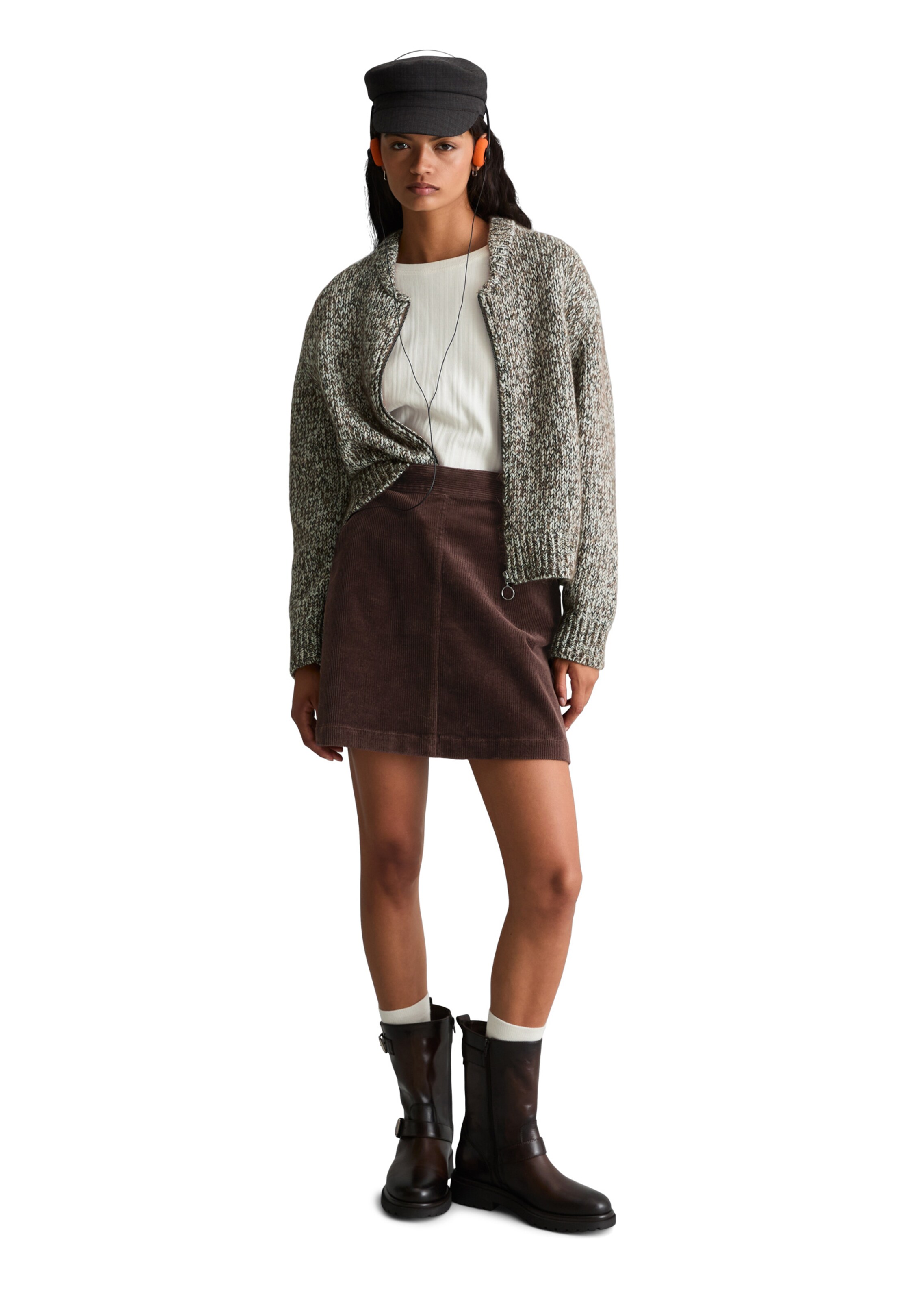 Marc O'Polo DENIM Knit cardigan in Beige