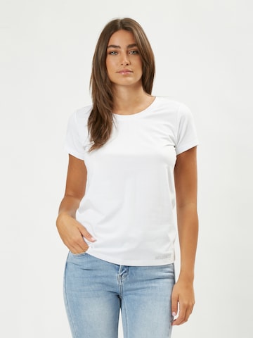 T-shirt Influencer en blanc : devant