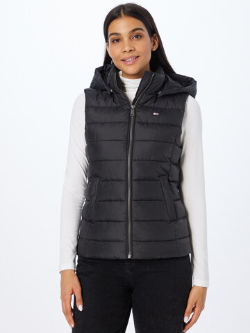 Gilet di Tommy Jeans in nero: frontale