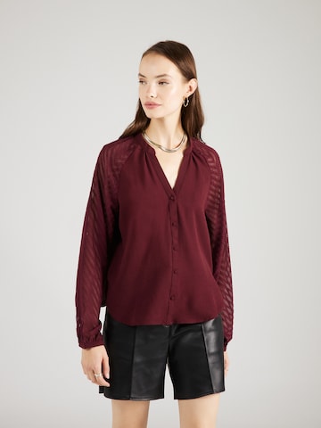 Camicia da donna 'LISA' di ONLY in rosso: frontale