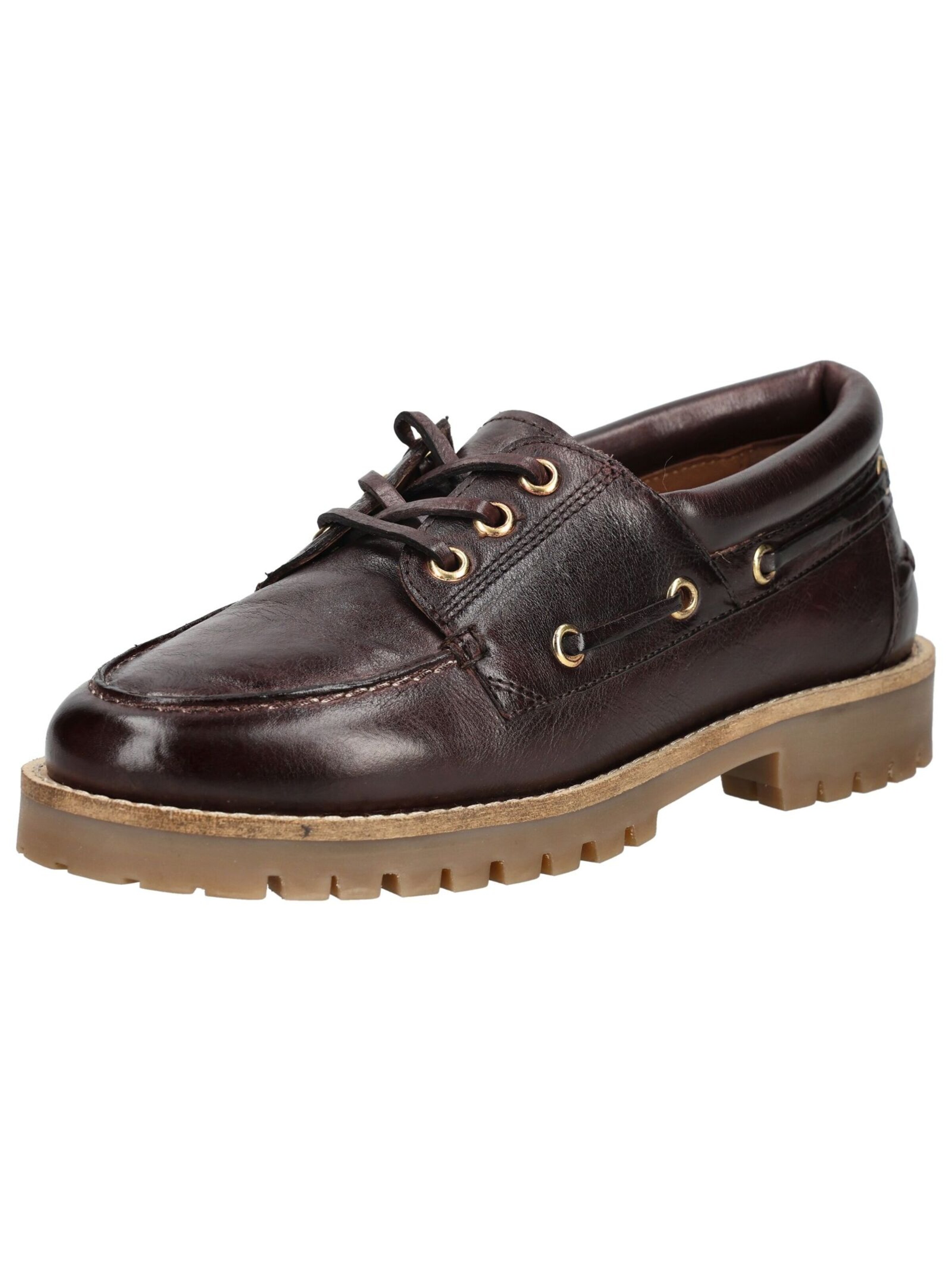 Copenhagen shoes Lace-up shoe in Brown: front