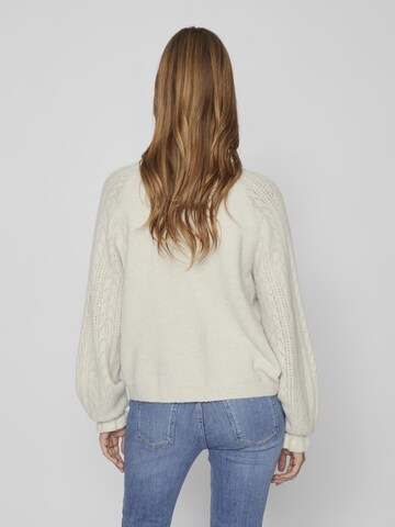 VILA Knit Cardigan in White