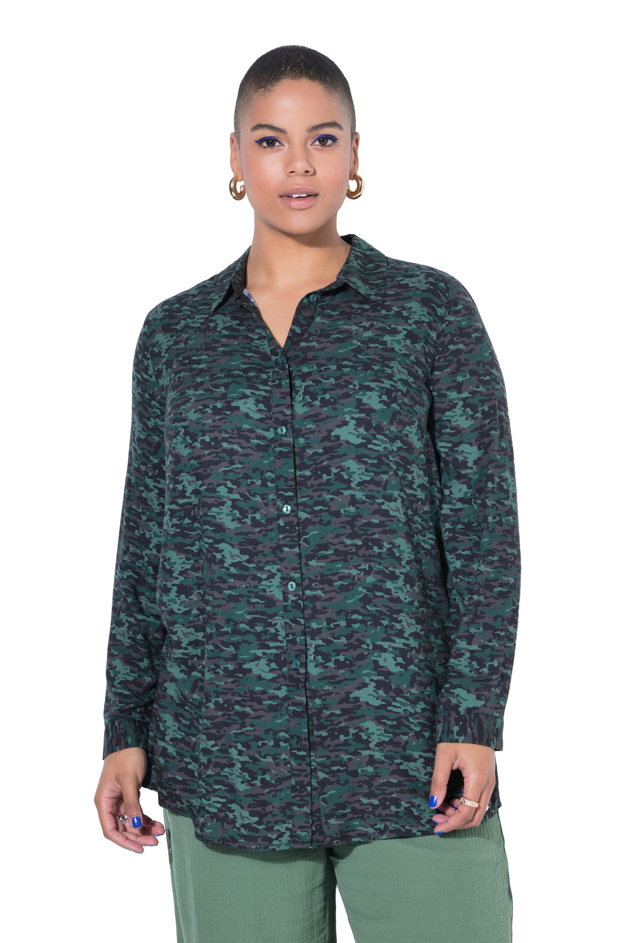 Studio Untold Bluse in Grün: Vorderseite