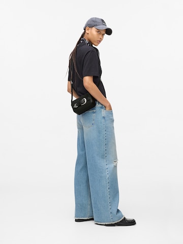 KARL LAGERFELD JEANS Válltáska - fekete: elől