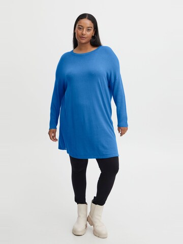 Abito in maglia 'Blume' di Fransa Curve in blu