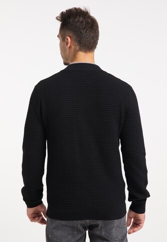 RAIDO Gebreid vest in Zwart