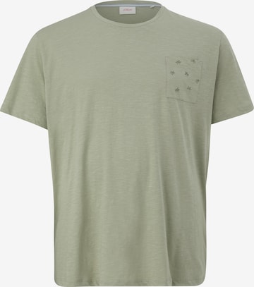 T-Shirt s.Oliver en vert : devant