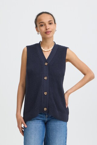 b.young Vest in Blue: front