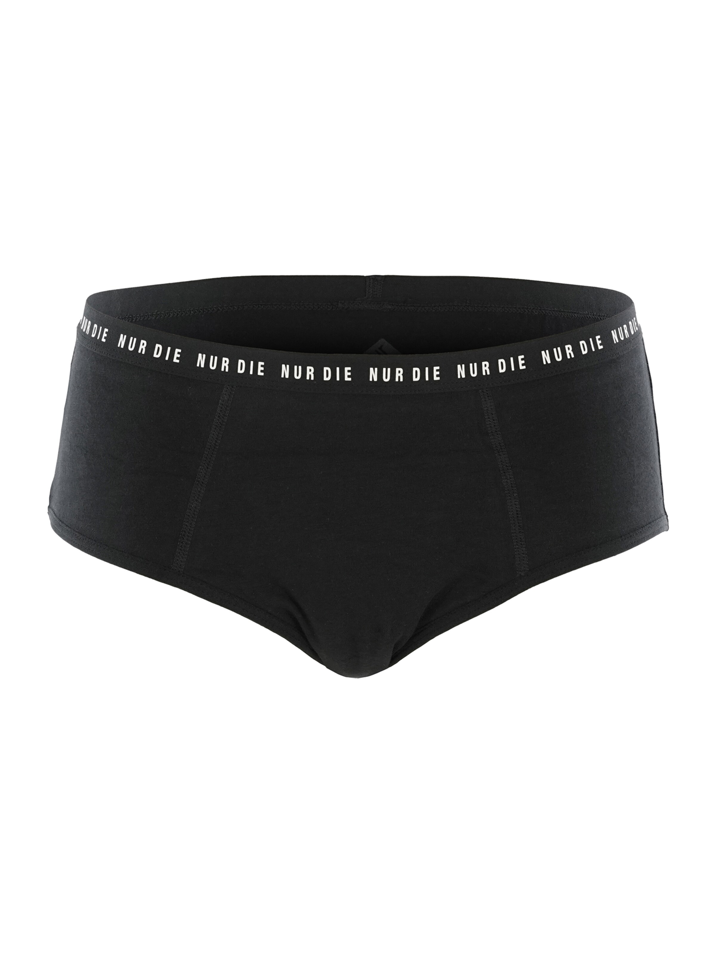 Nur Die Broekje ' Alles Geregelt Menstruations-Panty medium' in Zwart: voorkant