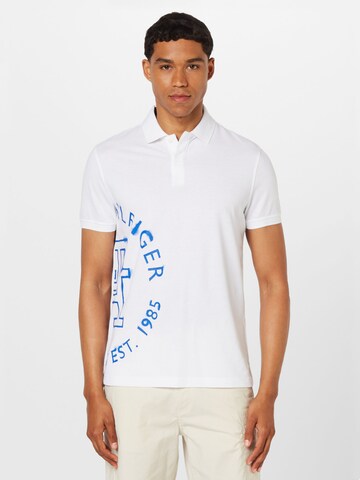 T-Shirt TOMMY HILFIGER en blanc : devant