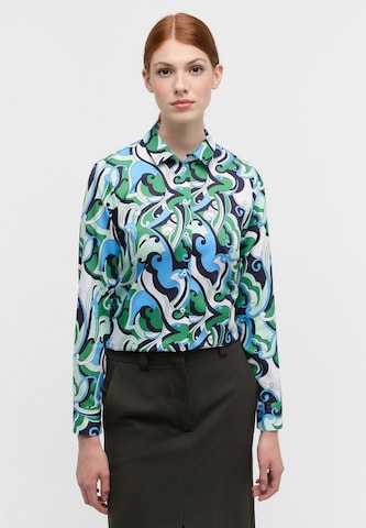 ETERNA Blouse in Groen: voorkant