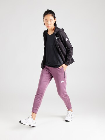THE NORTH FACE Tapered Sportbyxa 'Mountain Athletics' i lila