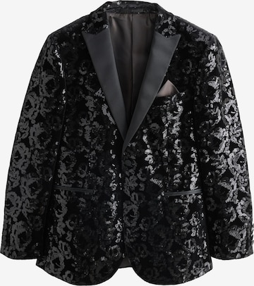 Coupe slim Veste de costume Next en noir : devant