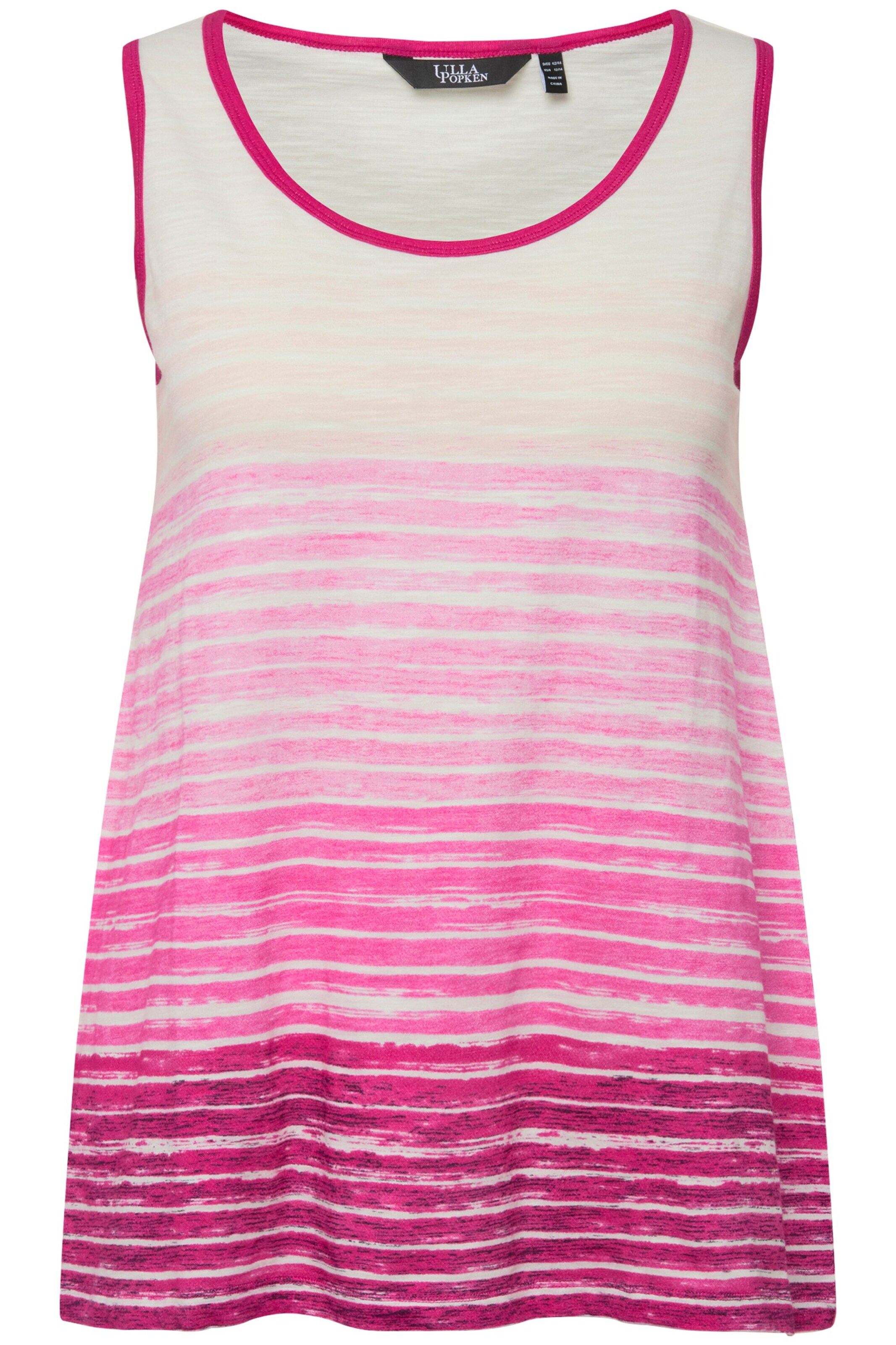 Ulla Popken Top in Roze: voorkant