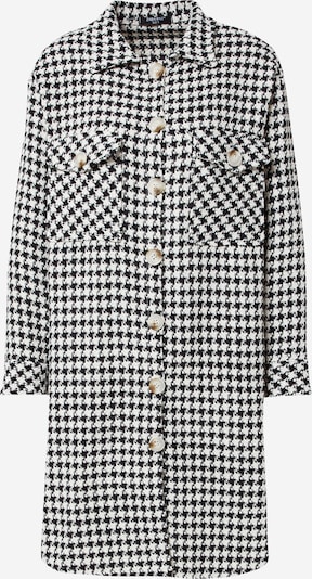 ZABAIONE Between-seasons coat 'Aniana' in Black / natural white, Item view