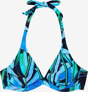 Triangle Hauts de bikini 'Bukit' Desigual en bleu : devant