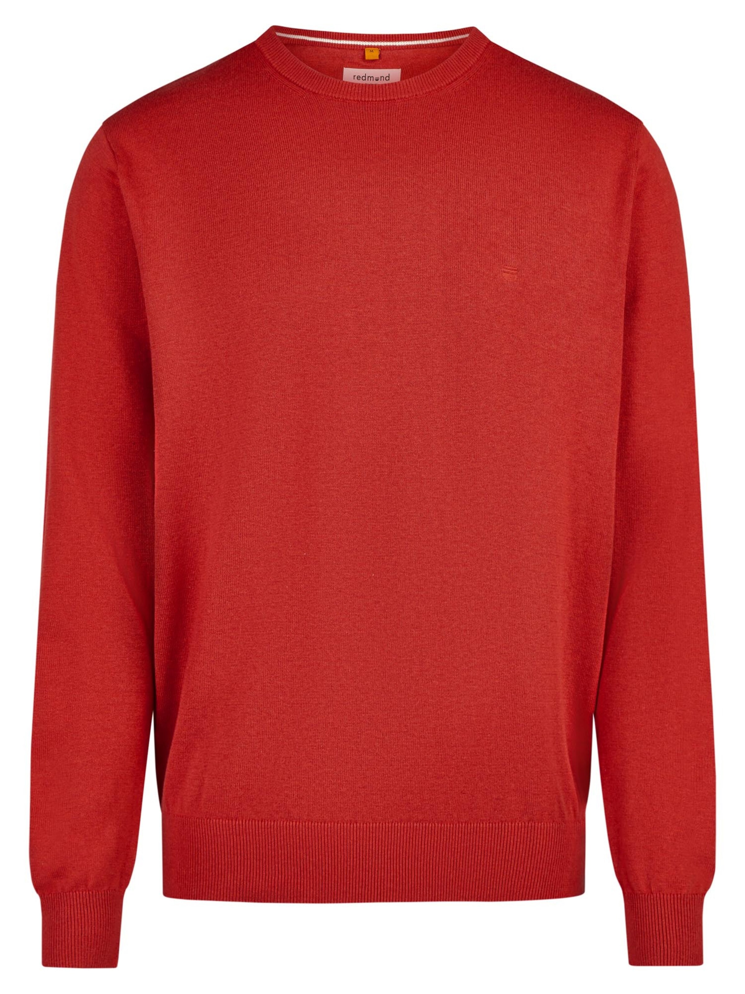 redmond Sweater 'Basic' in Red: front