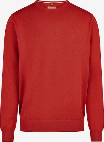 redmond Pullover 'Basic' in Rot: Vorderseite