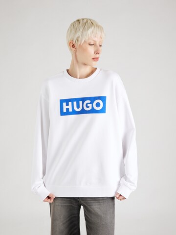 HUGO - Sweatshirt 'Classic' em branco: frente