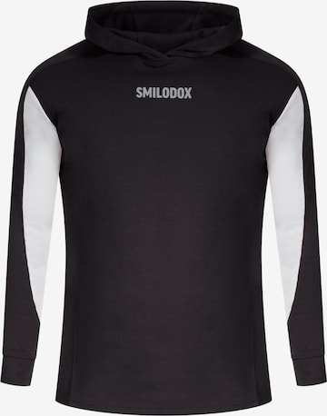 Sweat-shirt 'Maison' Smilodox en noir : devant