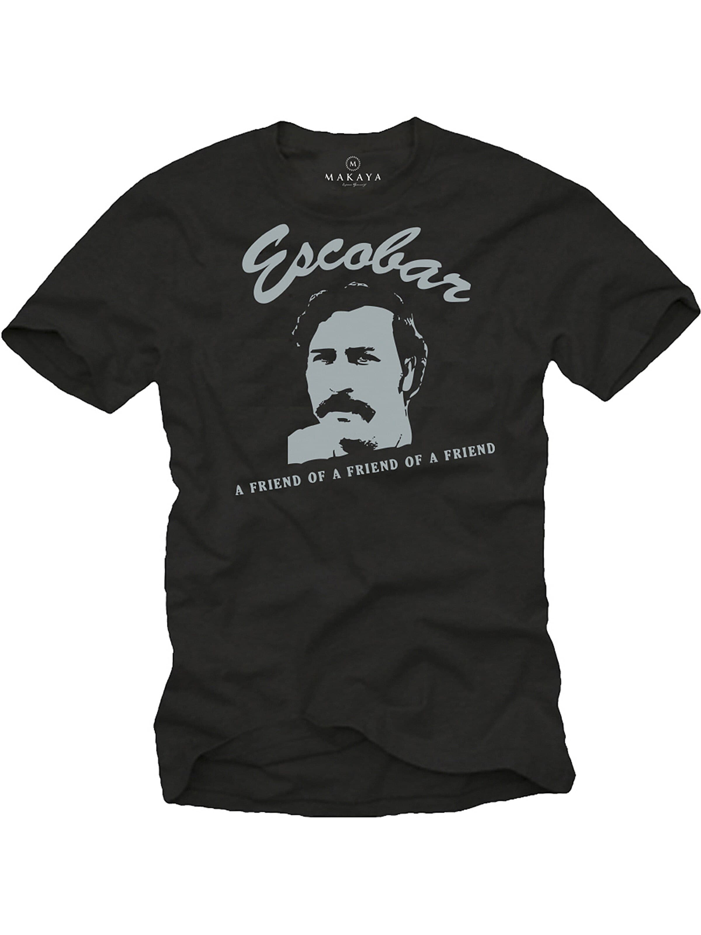 MAKAYA Shirt 'Pablo' in Black: front