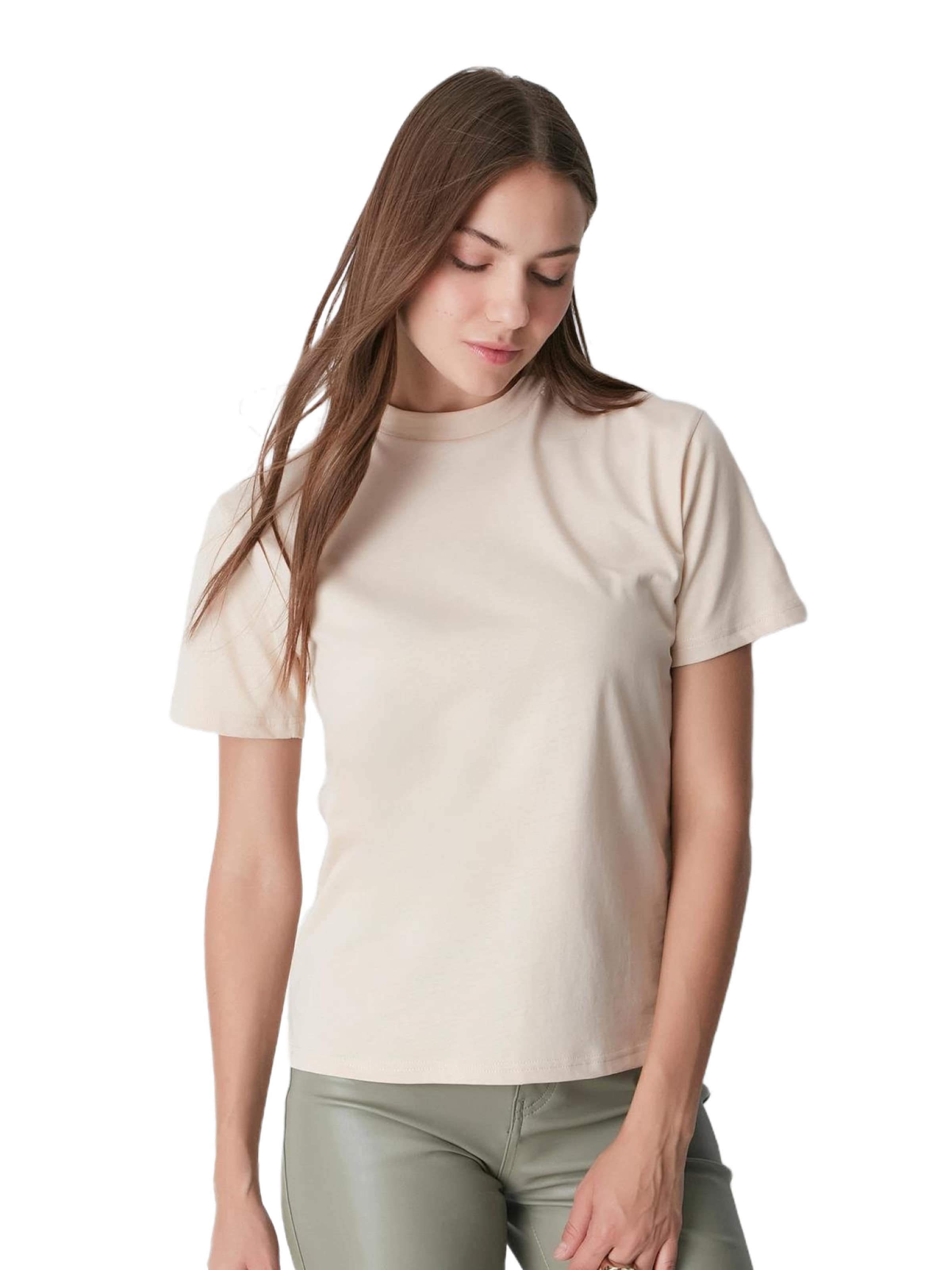 C&City Schlafshirt in Beige: Vorderseite