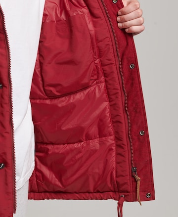 Superdry Winterparka in Rood