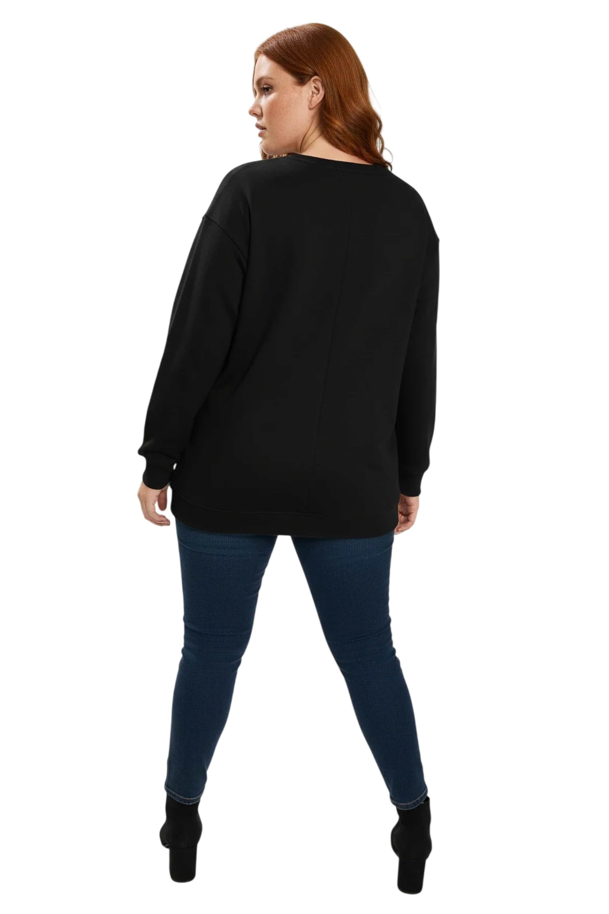 Shape Of You Sweatshirt in Black