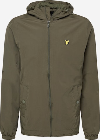Veste mi-saison Lyle & Scott en vert : devant